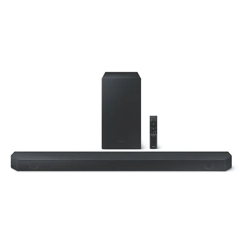 Samsung HW-Q64GC 3.1-Kanal Q-Soundbar mit Subwoofer - Soundbars - Erlebe packenden 3D-Surround-Sound mit Dolby Atmos und DTS:X für ein beeindruckendes Entertainment-Erlebnis.