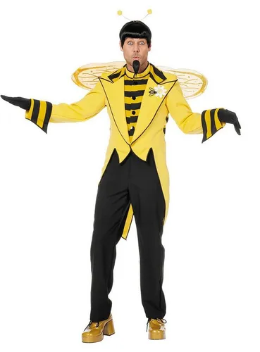 Biene Maya Herrenfrack Gelb - 50 - Kostüm für unvergessliche Feiern, perfekt für Mottopartys und Karneval. Mit dem Biene Maya Herrenfrack bringst du Spaß und Freude auf jede Veranstaltung!