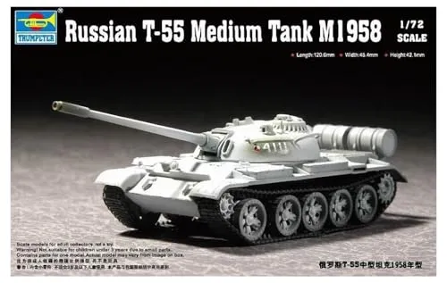 Trumpeter 07282 Modellbausatz Russian T-55 Medium Tank M1958