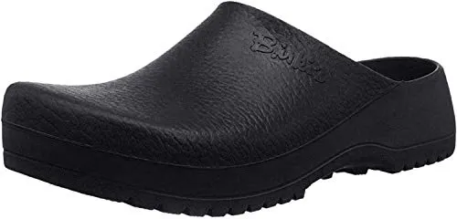 Birkenstock Super Birki Black Gr.35 - Unisex Gartenclogs - Schwarze Gartenclogs in Größe 35, ideal für den Einsatz im Garten oder zu Hause, bieten höchsten Tragekomfort und sind leicht zu reinigen.