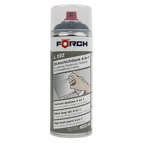 FORCH 4 in 1 RAL 7021 SCHWARZGRAU GRAU DICKSCHICHTLACK LACK SPRAY SPRAYDOSE 400ML (1)