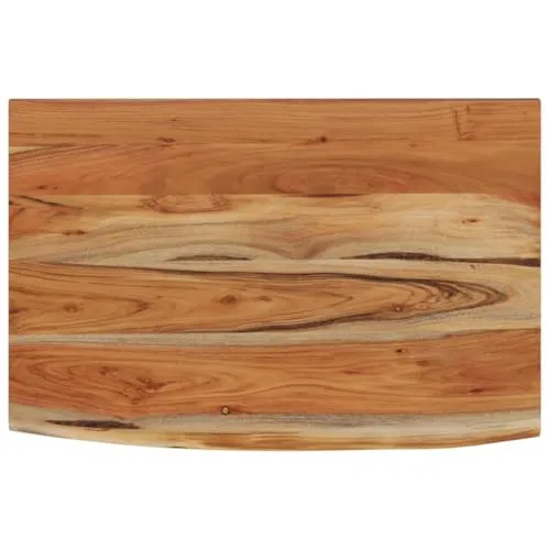 vidaXL Wandregal aus Akazienholz mit Naturkante - Schweberegal aus massivem Akazienholz, ideal für stilvolle Aufbewahrung und Präsentation von Sammlungen, Büchern oder Pflanzen. Jedes Regal ist ein Unikat dank rustikaler Naturkante.