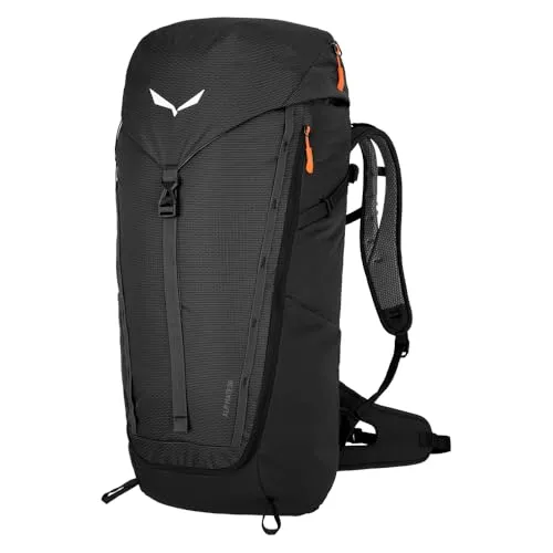 Alp Mate 36 - Trekkingrucksack onyx - 31 bis 40 Liter Volumen, robuster Trekkingrucksack mit innovativem Dry Back Air-Tragesystem für optimale Belüftung und hohen Tragekomfort bei alpinen Wanderungen.