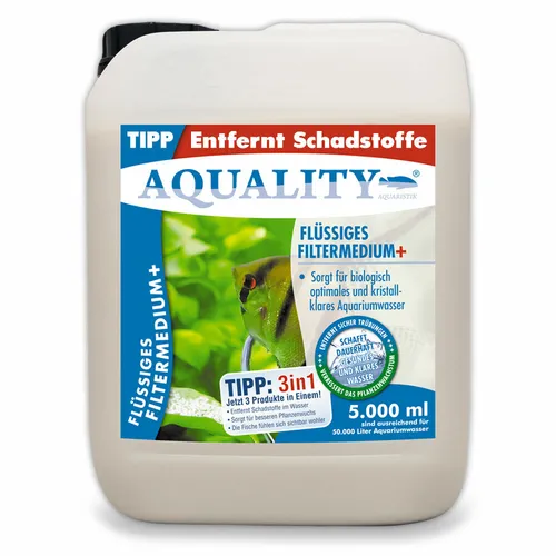  AQUALITY Flüssiges Filtermedium 5 L life Wasseraufbereiter total easy 5,00€/l
