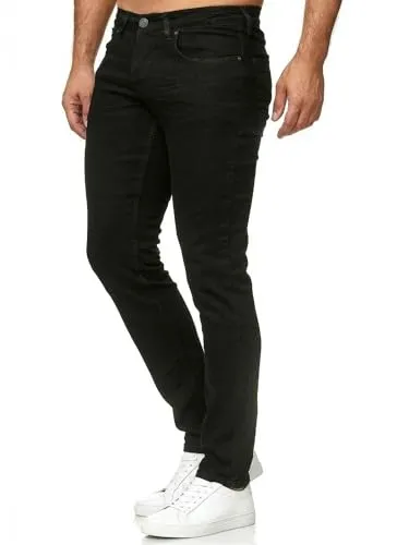 Tazzio Slim-fit-Jeans 16533 Stretch schwarz 33 - Modische Slim-fit-Jeans aus 97% Baumwolle und 3% Elasthan, perfekt für einen bequemen Sitz und optimale Bewegungsfreiheit. Ideal für trendbewusste Männer.