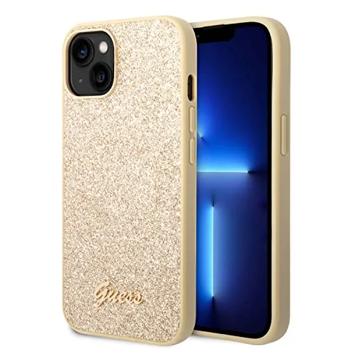 Guess Hard TPU Case für Apple iPhone 14/15/13 - Gold - Taschen & Schutzhüllen, stylisches und robustes TPU Case, schützt Ihr iPhone und sorgt für einen eleganten Look.