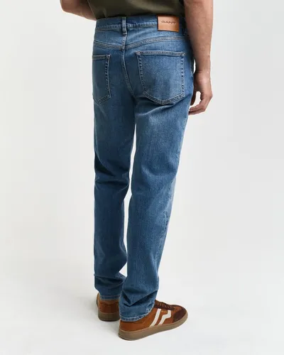 Gant Slim-fit-Jeans SLIM GANT JEANS blau 38 - Hochwertige Slim-fit Jeans aus elastischem Denim für optimalen Tragekomfort, perfekt für lässige Outfits und in der Größe 38 erhältlich.