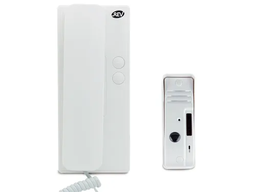 REV Türsprechanlage AD-201: Moderne Türkommunikation - Haus-Alarmanlagen mit hochwertiger Audioqualität und einfacher Installation für mehr Sicherheit und Komfort in Ihrem Zuhause.