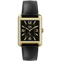 ICE WATCH Smart TK 2.0 Gold Schwarzes Grain 32mm - Smartwatch mit elegantem Retro-Design, Bluetooth-Anrufen, Schrittzähler und Schlafanalyse – ideal für modebewusste Damen.