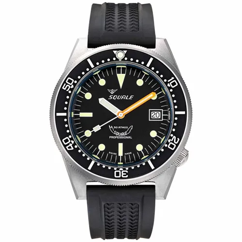 Squale 1521BKBL.VO Herren Automatische Taucheruhr