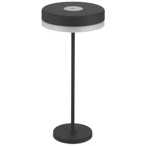 LED Akku Tischleuchte Disk 200lm dimmbar IP54 anthrazit