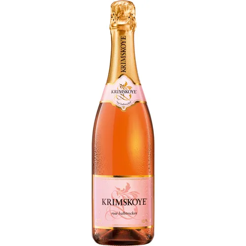 Krimsekt Krimskoye 12,5% rose,halbtr.