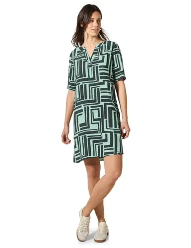 Cecil Damen B144438 Kleid, Slate Khaki, XL in grün von CECIL