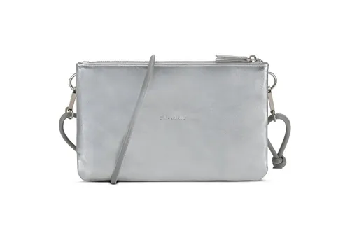 Expatrié Umhängetasche Emilie - Zweifarbige 2-in-1 Clutch - Umhängetaschen in Silber-Grau, wasserabweisend und vielseitig als Clutch oder Umhängetasche nutzbar, ideal für jeden Anlass.