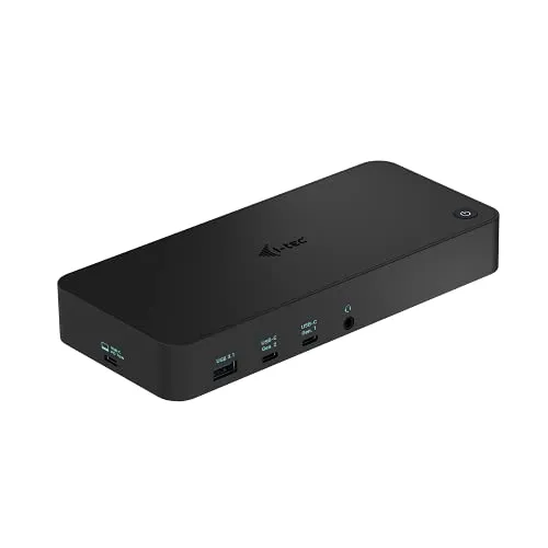 i-tec USB 3.0 USB-C Thunderbolt 4K Dockingstation - Dual 4K Ausgabe, 100W PD, ideal für Multimonitor-Setups und vielseitige Kompatibilität