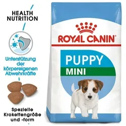 ROYAL CANIN Mini Puppy 4kg - Trockenfutter für kleine Welpen - Hundefutter für Junghunde kleiner Rassen (bis 10 kg), unterstützt gesundes Wachstum und Entwicklung mit speziellen Nährstoffen.