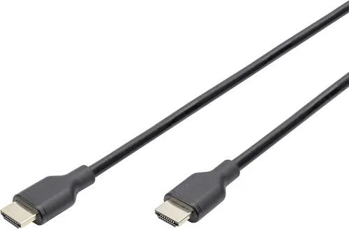 Digitus HDMI Anschlusskabel HDMI-A Stecker 1.00m Schwarz DB-330124-010-S 8K UHD, vergoldete Steckkontakte HDMI-Kabel