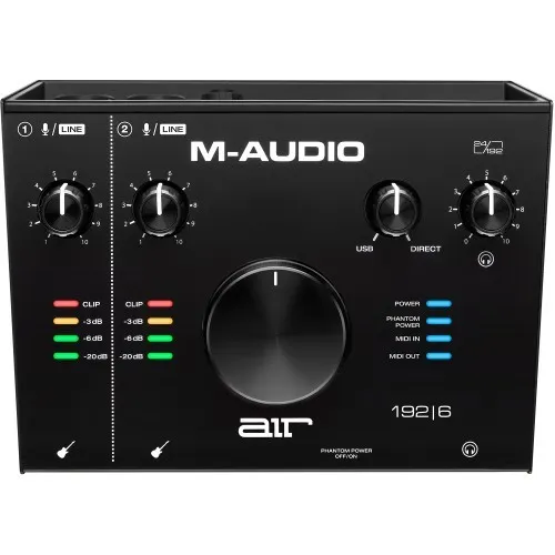 AIR 192|6 USB Audio/MIDI Interface - Audio-Interface mit 2-In/2-Out, 24-Bit/192 kHz für professionelle Aufnahmen und hohen Klangqualität, ideal für Musiker und Produzenten.