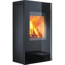 Produktbild Kaminofen Wodtke Casa Glas black 6 kW wandhängend