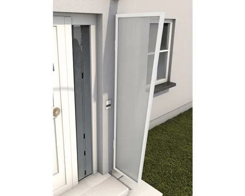 Gutte Seitenblende B1 weiß Polycarbonat klar von Gutta