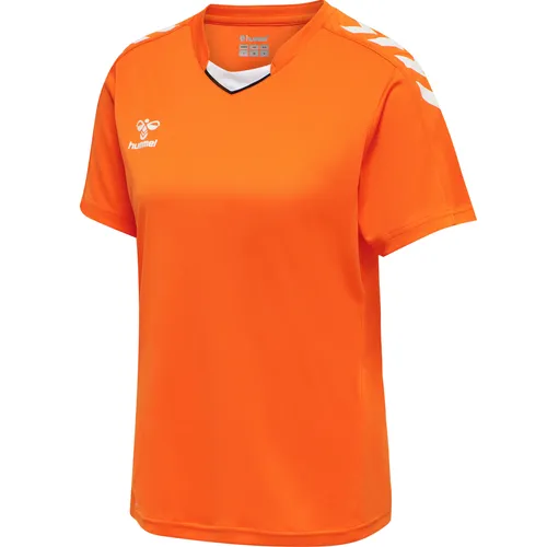 Hummel hmlCORE XK POLY JERSEY S/S WOMAN in orange von hummel