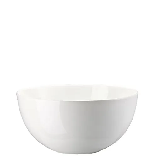 Rosenthal Brillance Weiss Schüssel 26 cm - Elegante Schüssel aus hochwertigem Premium-Bone China, spülmaschinenfest und mikrowellengeeignet. Perfekte Kombination aus traditioneller Handwerkskunst und modernem Design.