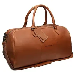 The Chesterfield Brand Wax Pull Up Weekender Reisetasche 53 cm - Braun - Hochwertige Leder-Reisetasche für stilbewusste Reisende, ideal für Kurztrips und Wochenendausflüge.