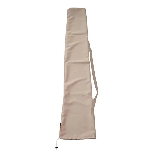 Schutzhülle für Sonnenschirm bis 3x4m - creme - Abdeckhaube für Sonnenschirme, mit Kordelzug für einfachen Schutz und 100% Polyester für Wetterbeständigkeit. Ideal für eine langlebige Nutzung!
