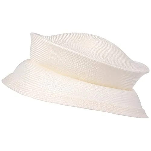 Seeberger Sisal Strohhut Damen - Made in Germany Sommerhut Damenhut Reisehut Sommer Frühling-Sommer - One Size cremeweiß