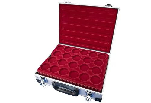 MC.Sammler Alu Münzkoffer mit 110 Fächern von MC Sammler