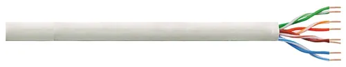 LogiLink CPV0033 Installationskabel Kat.6 CCA U UTP - 100 m, robust und ideal für Sprach- und Datenübertragungen in kleinen Netzwerken