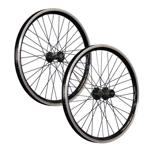 Laufrad 20 Zoll Satz Fahrrad Set Hohlkammer Shimano Cues QC300 7-11 schwarz