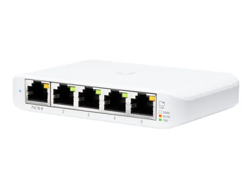 Ubiquiti UniFi Switch USW Flex Mini - 5-Port Smart Switch mit PoE+, ideal für flexible Netzwerkinstallationen