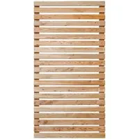 GartenLand Rhombus Holz Zaun Römö 90x180cm Lärche - Der RÖMÖ Rhombuszaun vereint modernes Design mit einfacher Montage. Das hochwertige Lärchenholz sorgt für eine stilvolle Abgrenzung in Ihrem Garten. Ideal für eine pflegeleichte und ansprechende Gartenumgebung.