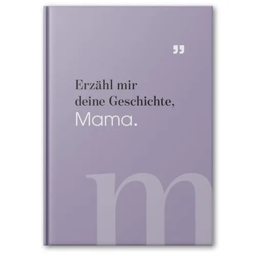 Mama Erzähl Mal Buch in lila von CK-EB-Mama-flieder