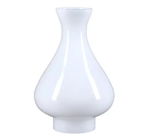 Home4Living Lampenschirm Zylinderglas Petroleumlampe Ø 70mm - Dekorativer Lampenschirm aus hochwertigem Opalglas, ideal für Petroleumleuchten und Tischlampen, mit glänzender Oberfläche und perfektem Durchmesser für stilvolle Beleuchtung.