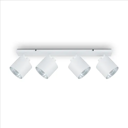 Paco Home Wandleuchte, Modernes Design in Weiß - Moderne Wandleuchte aus robustem Metall mit edlem Stoffschirm. Ideal für eine stilvolle Innenbeleuchtung, inklusive hochwertiger Dübel für sicheren Halt. Perfekt kombinierbar mit verschiedenen Einrichtungsstilen.