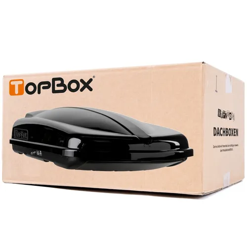 LEVUP Dachbox TopBox 480 Duo schwarz glänzend