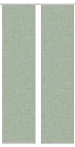 Vision S Schiebegardine 084827 PIVE - Schiebegardine im Bambuslook, halbtransparent, 260x60 cm, 100% Polyester, ideal kombinierbar mit Motiv-Flächenvorhängen für einen stilvollen Fensterlook.