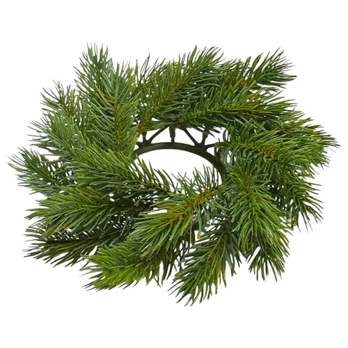 Künstlicher TANNENKRANZ ca 25 cm. Türkranz, Adventskranz, Tischkranz Kerzenkranz