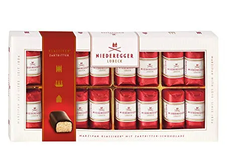 Niederegger Marzipan Klassiker umhüllt aus Zartbitter 71 Prozent 200 g