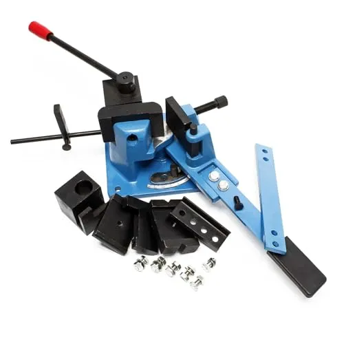 Universal Winkelbieger Biegemaschine - Manuelles Biegegerät für präzise Winkel - Blechbiegemaschine mit 120 Grad Skala für präzise Biegungen. Ideal für Handwerker und Metallverarbeitung.