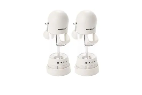 Kochblume Gewürzmühle inkl. Auffangkappe - 2-tlg. - weiß - Küchenhelfer mit hochwertigem Keramikmahlwerk und ergonomischem Hebelgriff für müheloses Mahlen von Gewürzen und Kräutern.