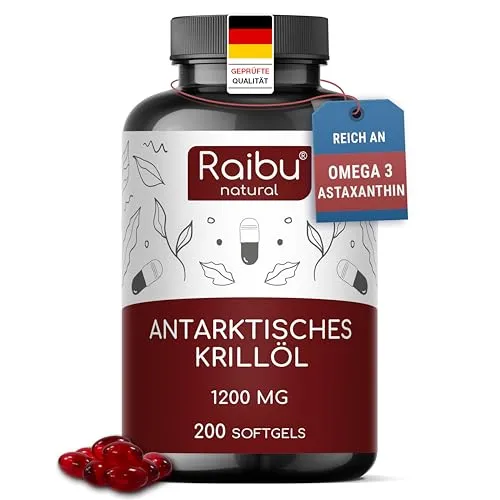 Krillöl 1.200 mg von RAIBU
