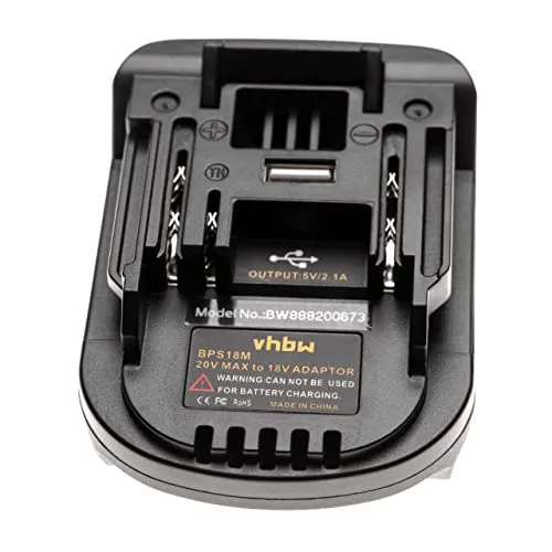 vhbw Akku-Adapter für Porter Cable und Makita Elektrowerkzeuge