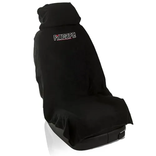 Produktbild fixcape Baumwolle Schonbezug Autositz vorne universal schwarz
