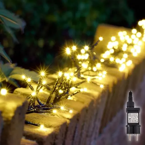 Raburg Lichterkette Galaxie 1000, 30 m mit 1000 LEDs - Weihnachtsbeleuchtung mit 8 Modi und Memory-Funktion, ideal für Innen und Außen, wetterfest und energiesparend für stimmungsvolle Feiern.