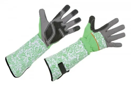 Kerbl Rosenhandschuh Gr. 10/XL Rose Garden - Arbeitshandschuhe mit langer Stulpe, ideal für Gartenarbeit und optimalen Schutz vor Dornen und Schmutz.