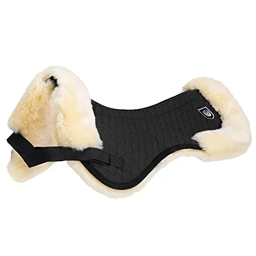 CHRIST Ultra Sattelpad mit Rand - Fitness-Kleingeräte, wirbelkanalfrei und aus echtem Lammfell für optimalen Komfort und perfekten Sitz.