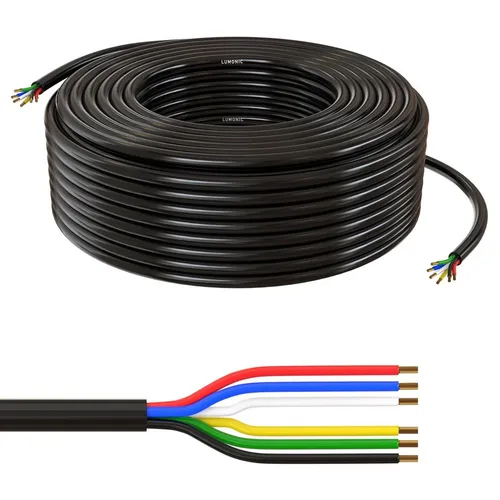 20m RGBW CCT LED Steuerleitung 6x 0,34mm² LiYY Verlängerung 6 adrig Stromkabel S